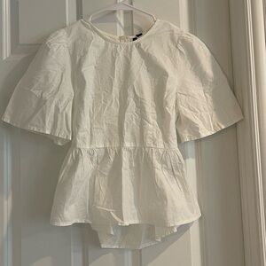 NWT! Vero Moda White Cotton Blouse Size S